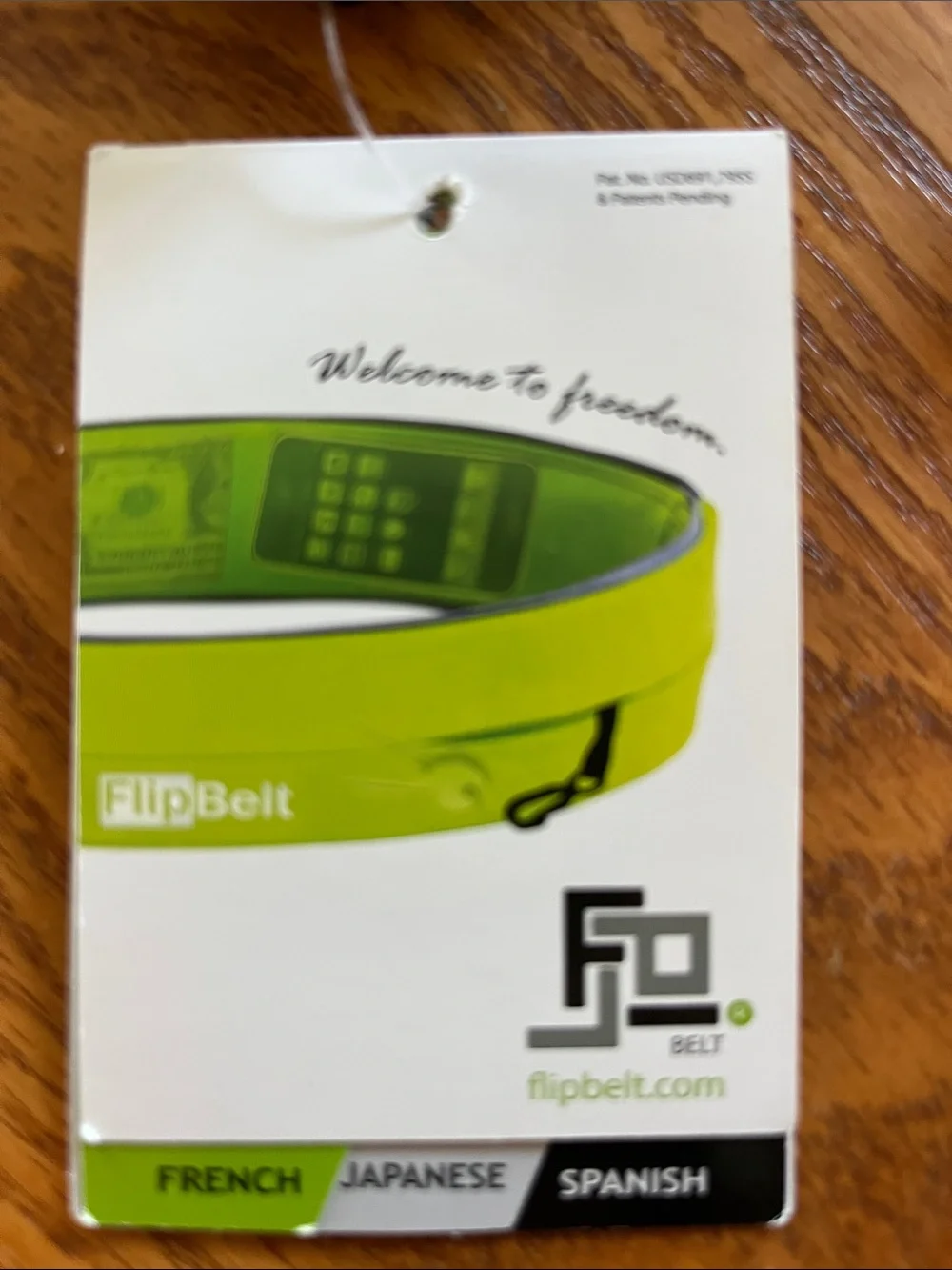 FlipBelt Performance Running Belt store keys, phone  during workout- black, LG.